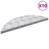 Stair Tread Crescent 10 pcs Silver 60 x 18 x 2.5 cm Aluminium 4104230