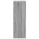 Sideboard with LED Grey Sonoma 77x34x100 cm Engineered Wood 852150