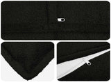 Cushion Cover 12 pcs HOUTEN Black 50 x 50 cm Boucl 919134
