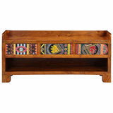 Shoe Bench Honey Brown 100 x 35 x 45 cm Acacia Solid Wood 4016525