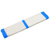 Inflatable Gymnastics Mat with Pump 200x200x20 cm PVC Blue 92701