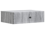 Bedside Cabinet with Drawer 2 pcs Grey Sonoma 49 x 34.5 x 20 cm 897948