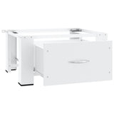 Washing Machine Pedestal with Drawer White 50448