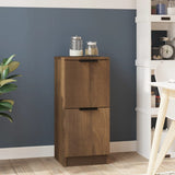 Sideboard Brown Oak 30x30x70 cm Engineered Wood 817022