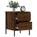 Bedside Cabinets 2 pcs Brown Oak 40x42x50 cm Engineered Wood 825992