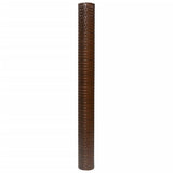Balcony Screen Brown and Black 300x80 cm Poly Rattan 156250