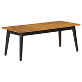 Coffee Table 110x50x40 cm Solid Wood Mango and Iron 356976