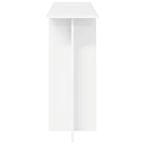 Console Table White 100 x 30 x 75 cm Engineered Wood 8001167