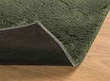Medium Pile Soft and Washable Rug HUARTE Forest green Polyester 42022509