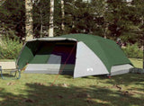 Camping Tent with Porch 4-Person Green Waterproof 94415