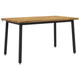 120 x 90 x 75 cm Solid Acacia Wood White and Black Rectangular 937549