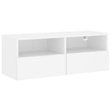TV Wall Cabinet White 80x30x30 cm Engineered Wood 836868