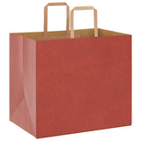 Paper Bags 250 pcs with Handles Red 32x22x28 cm 4101988