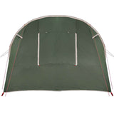 Tunnel Tent 4-Person Green and White 740 x 370 x 220 cm 42004035