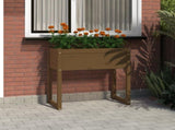 Planter Honey Brown 78x40x81 cm Solid Wood Pine 822135