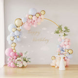 Single Wedding Arch Gold 220 x 45 x 200 cm Steel 42023030