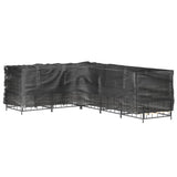 L-Shaped Garden Furniture Covers 2 pcs 16 Eyelets 210x260x80 cm 3155379