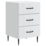 Bedside Cabinet White 43 x 41 x 66.5 cm Engineered Wood 894785