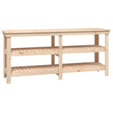 ZNTS Work Bench 181x50x80 cm Solid Wood Pine 823654