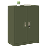 Storage Cabinet Olive Green 80 x 40 x 105 cm Steel 891692