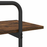 Bookshelf 2-Tier 100 x 35 x 70 cm PB Smoked Oak 8007800
