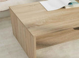 Coffee Table Sonoma Oak 100 x 50 x 40 cm Engineered Wood 8000286