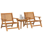 Outdoor Dining Set 3 pcs Brown Solid Acacia wood 3214432