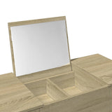 Dressing Table with Mirror Sonoma Oak 100x45x76 cm 840697