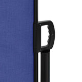 Retractable Side Awning Blue 140x600 cm 4004611