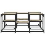 Coffee Table Sonoma Oak 91x91x40 cm Engineered Wood 839074