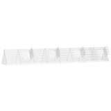 Rabbit Cage Silver 430 x 55 x 55 cm Galvanised Steel 42019226