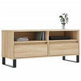 TV Cabinet Sonoma Oak 100x34.5x44.5 cm Engineered Wood 831247