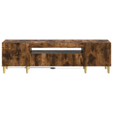 LED TV Cabinet Smoked Oak Engineered Wood 896690