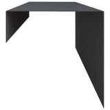 Garden Cover Profile 2 pcs 100 x 15 x 15 cm Steel Anthracite 8012966
