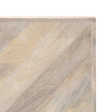 Coffee Table 110x110x36 cm Solid Mango Wood 247698