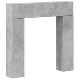 Fireplace Surround Concrete Grey 102 x 18 x 100.5 cm 8006601