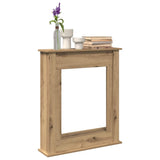 Fireplace Surround Artisan Oak 75x20x87.5 cm Engineered Wood 854588
