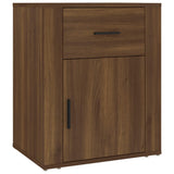 Bedside Cabinet Brown Oak 50x36x60 cm Engineered Wood 816727