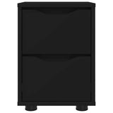 Bedside Table Black 30.5 x 30 x 43 cm Engineered Wood 888799