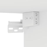 Garage Wall Cabinet White Engineered Wood 860643