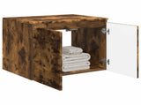 Wall-mounted Bathroom Cabinet Smoked Oak 62.5 x 44.5 x 50 cm 890477