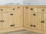 Cabinet SKI Honey Brown 80 x 80 x 81 cm Solid Pine Wood 42007568