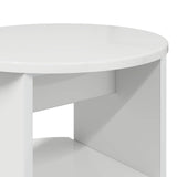 Side Cabinet High Gloss White 40 x 50 cm Engineered Wood 899824
