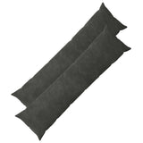 Cushion with Pillow HEERLEN 2 pcs Anthracite Microfiber Fleece 926212
