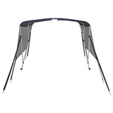3-bow Bimini Top with Mesh Sidewalls 183xx137 cm 94845