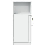 Sideboard with LED White 42.5x34x100 cm Engineered Wood 852152