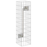 Gabion Faucet Silver 25 x 25 x 100 cm Stainless Steel 42013414