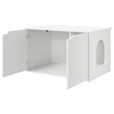Cat House White 85 x 55 x 50.5 cm Engineered Wood 8000716