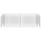 143559 Gabion Raised Bed Galvanised Steel 180x50x50 cm