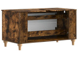 Bathroom Sink Cabinet ALKMAAR Smoked Oak 82 x 41x 59 cm 896140